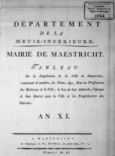 Franse Volkstelling 1796-1802
